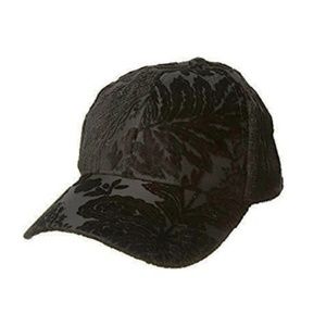 NWT BCBGeneration Black Jacquard Baseball Cap